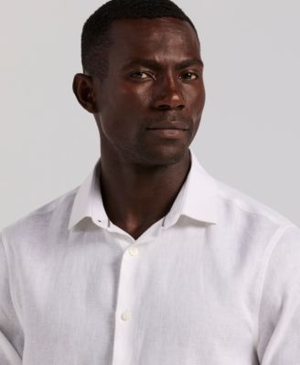 Men's Solid Linen Shirt