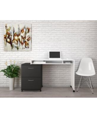 2-Drawer Essentials Rolling Filing Cabinet.