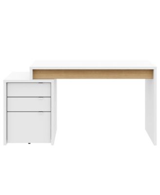Desk and 3-Drawer Filling Cabinet