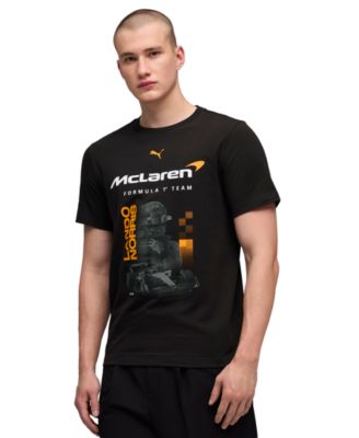 Men's Mclaren Racing Driver Lando Norris Crewneck Graphic T-Shirt