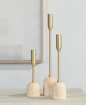 Vesta Tapered Candle Holder, Set of 3