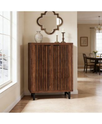 Wooden Storage Cabinet,Shoe Cabinet for Entryway,Living Room