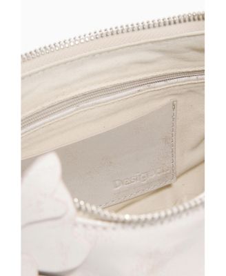 Women's Bag with floral appliques