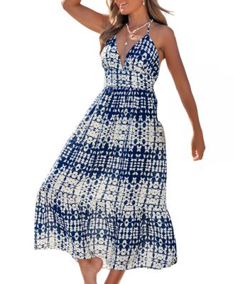 Women's Breathe In Tie-Dye Maxi Beach Dress