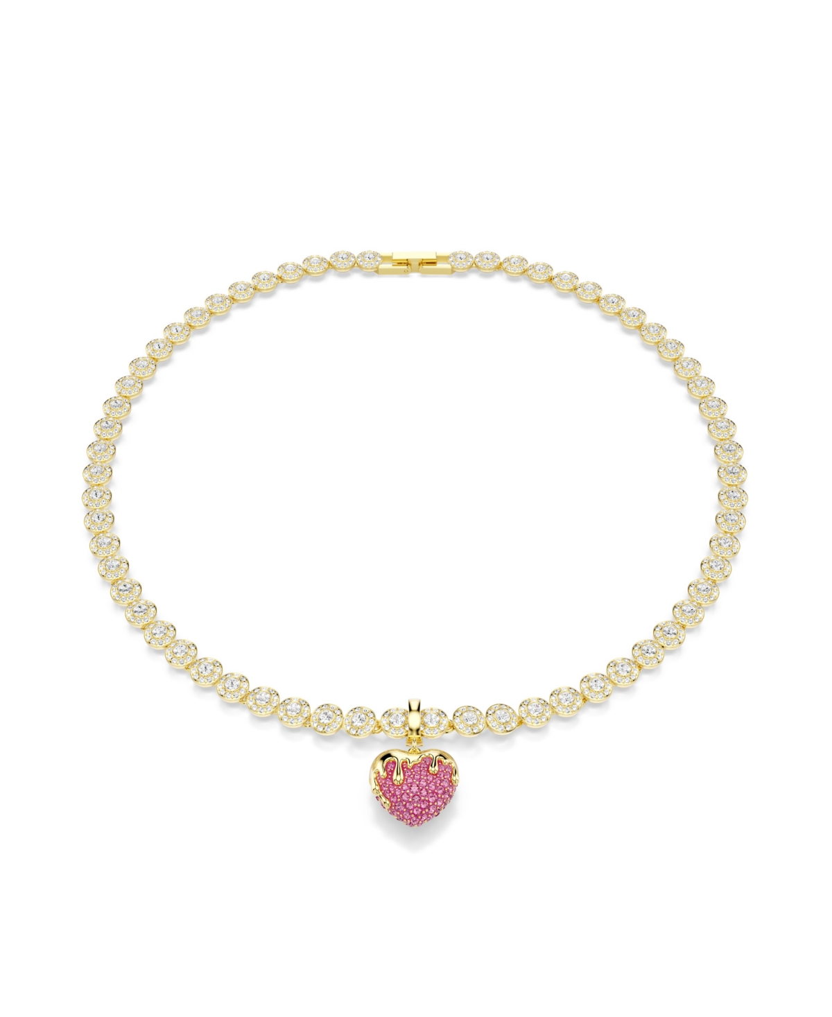 Swarovski Gold-Tone Plated Heart Idyllia Charms