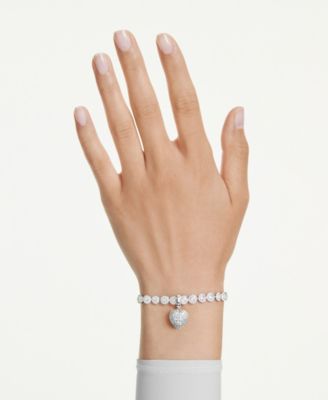 Rhodium Plated Heart Idyllia Charms