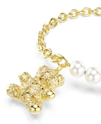 Gold-Tone Plated Teddy Bear Idyllia Bracelet