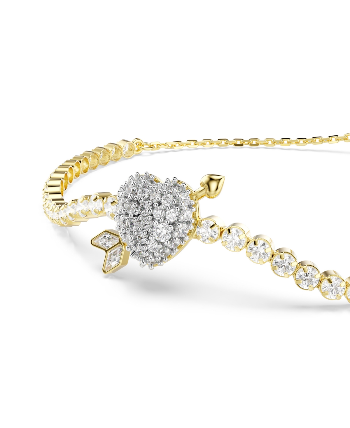 Swarovski Gold-Tone Plated Idyllia Bracelet