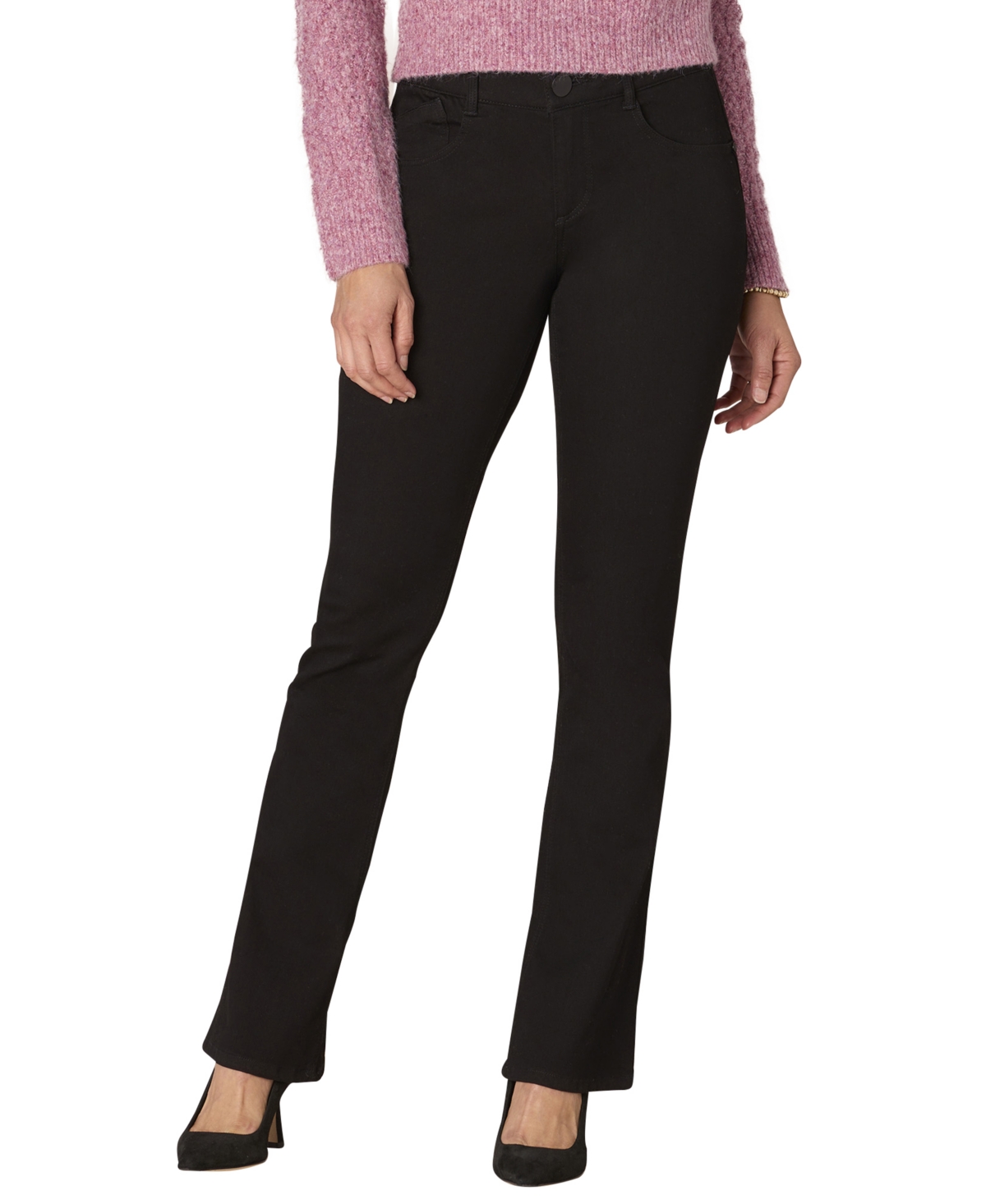 Democracy Petite "Ab"solution Luxe Touch Itty Bitty Bootcut Jeans