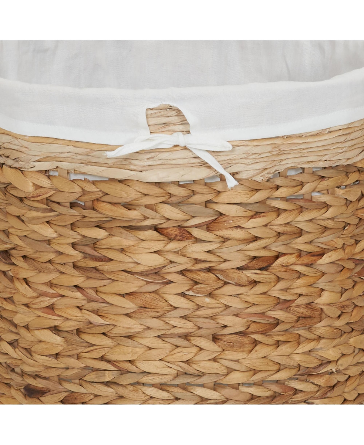 Household Essentials Wicker Basket Laundry Hamper with Liner