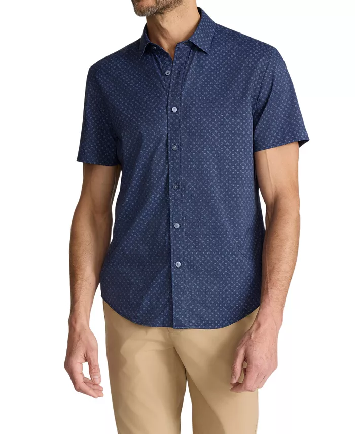 Men's Regular Fit Wrinkle-Free Performance Vandelay Button Up Shirt