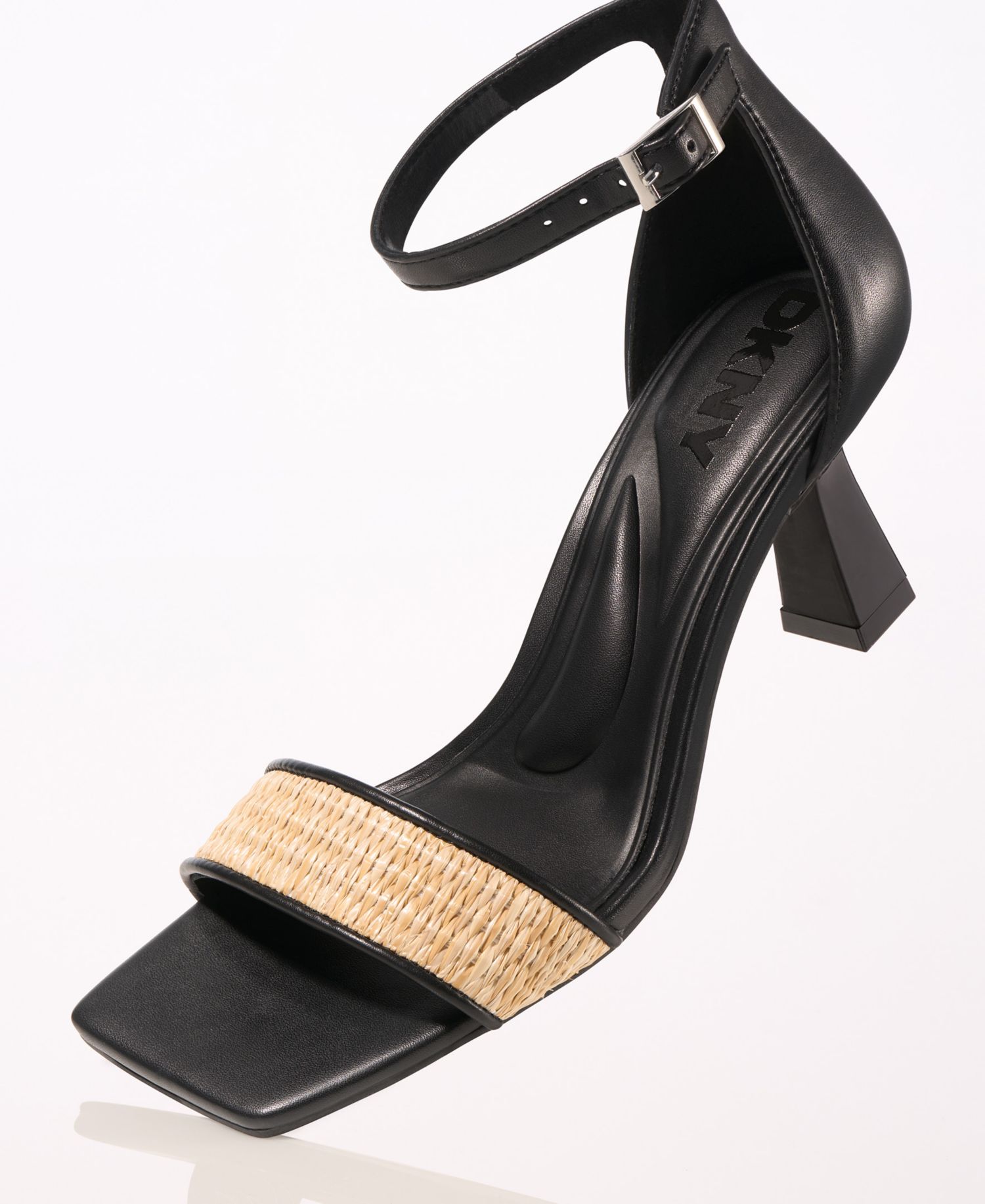 Women's Krazz Raffia Ankle Strap Sandals
