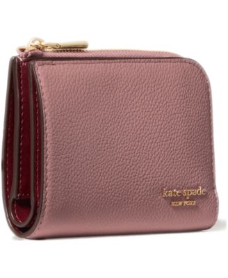 Devin Pebbled Leather Compact Wallet