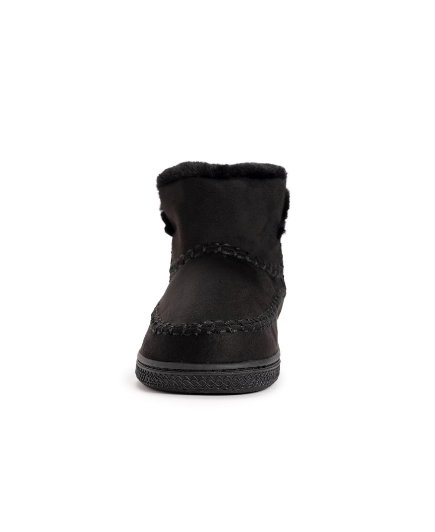 Женские тапочки MUK LUKS Haven Slipper, цвет: Чёрный / Клетчатый — фото 4