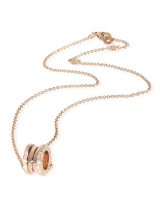 Rose Gold Diamond B.zero1 Necklace
