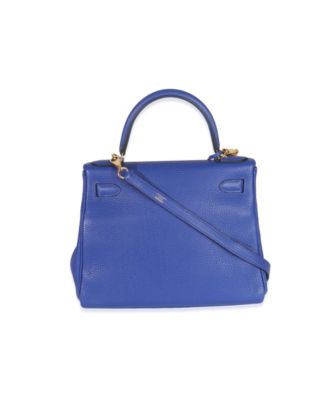 Pre-Owned Herm&egrave;s Electrique Togo Retourne Kelly 28 GHW
