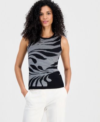 Women's Jacquard-Knit Tank 