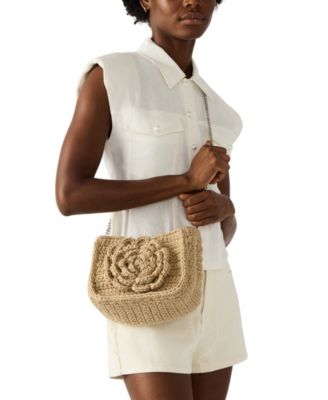 Luvly Crochet Rose Small Tote Bag