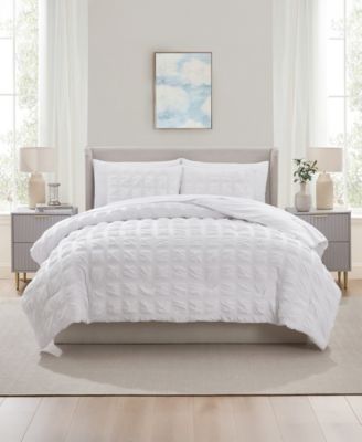 Luxury Soft Seersucker Design 7-Pc. Comforter Set, King