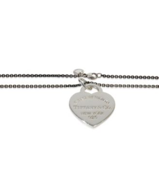 Sterling Silver  Return To Tiffany Pendant