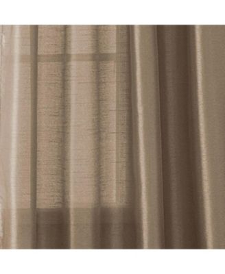 100% Polyester 82 GSM Faux Silk Nikki Rod Pocket Curtain Panel 54" x 84"