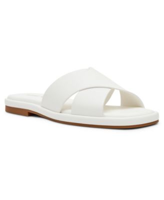 Women's Khloe Crossband Slide Flat Sandals