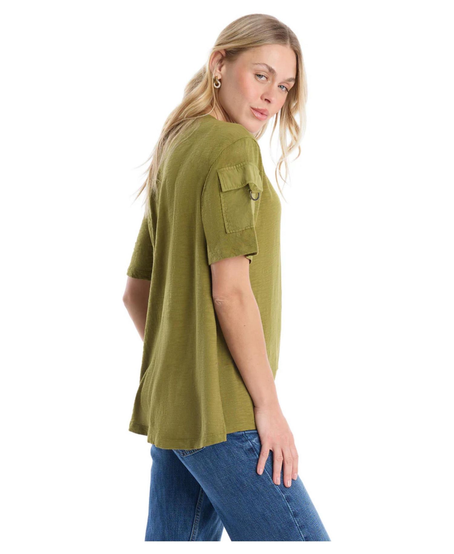 Women's Round Neck Hi-Lo Tee