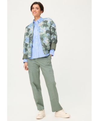 Women's Reversible Botanic Camo Bomber Jacket