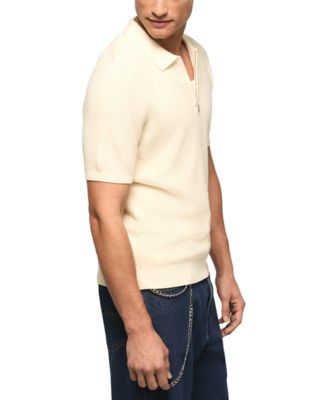 Men's Quarter-Zip Polo Sweater