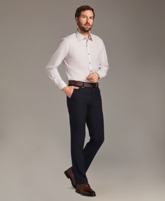 Men's Regular Fit Micro Dot Dress Shirt