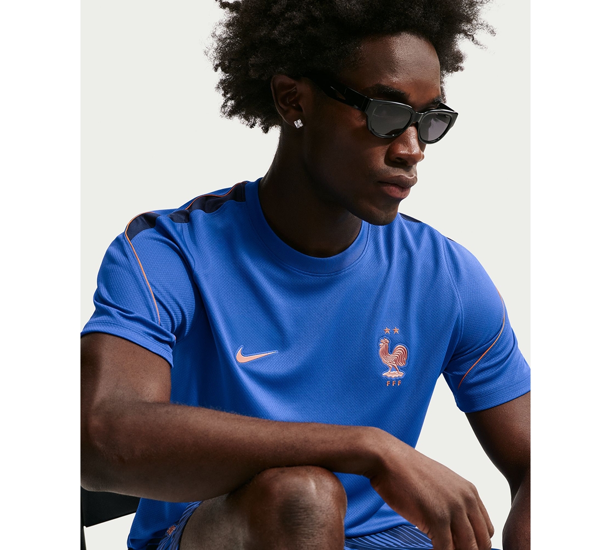 Nike Men's France Strike Dri-fit Short-Sleeve T-Shirt