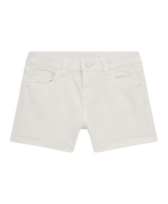 Girls' 7-16 Garment Dye Stretch Bull Denim Shorts