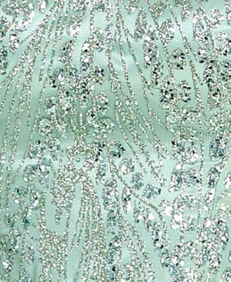 Juniors' Glitter Fit & Flare Dress