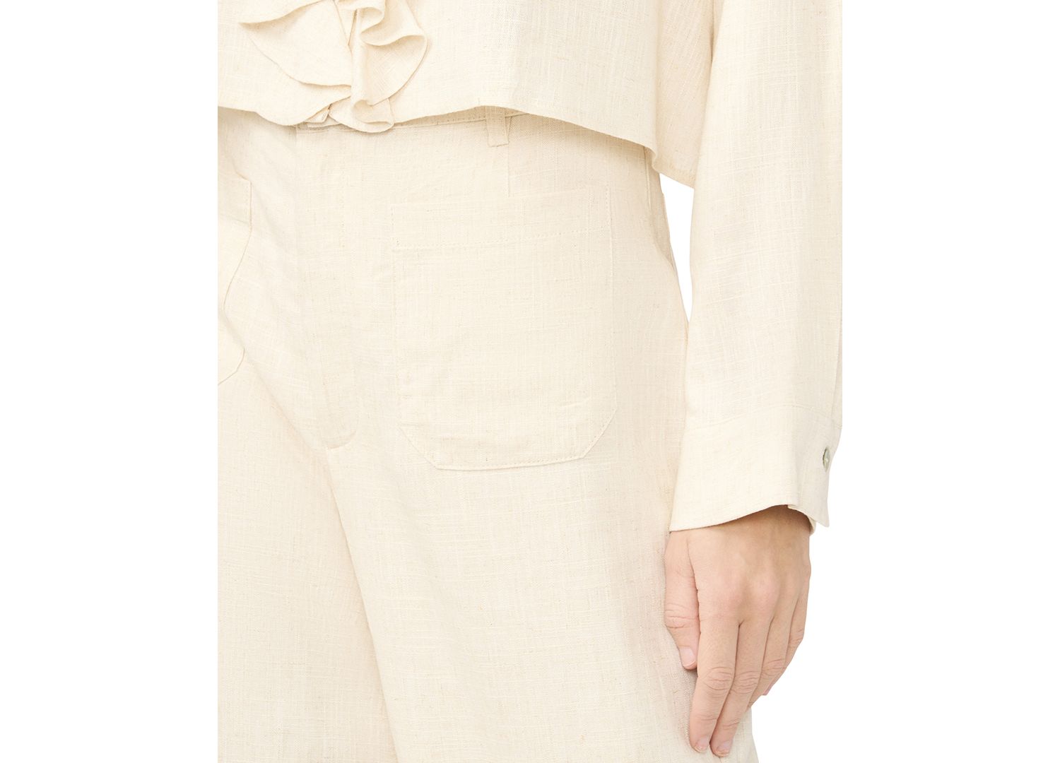 Women's Wide-Leg Ankle-Length Pants
