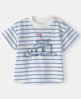 Little Planet by Carter’s Baby Boys' Nautical Polo Shirt, Short-Sleeve T-Shirt & Shorts, 3-Piece Set