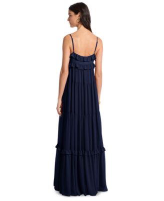 Women's Sleeveless Tiered Maxi Dress