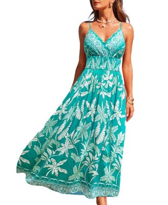 Women's What a Vibe Tropical Maxi Beach Dress