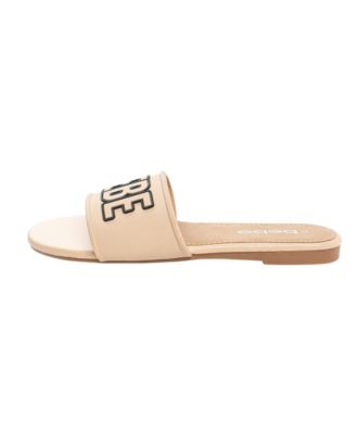 Women's Stylish and Comfortable Fashion Sandal with Rubber Logo