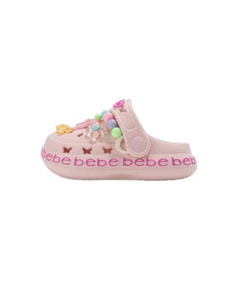 Toddler Lightweight EVA Clogs - Slip - On Comfy Shoes with Bracelet and Charms