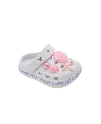 Little Girls Lightweight EVA Clogs - Slip - On Comfy Shoes with Sea Life Charms