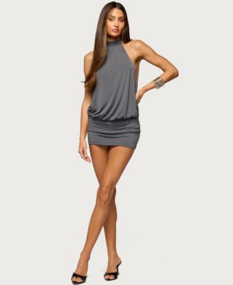 Women's Saraya Backless High Neck Mini Dress