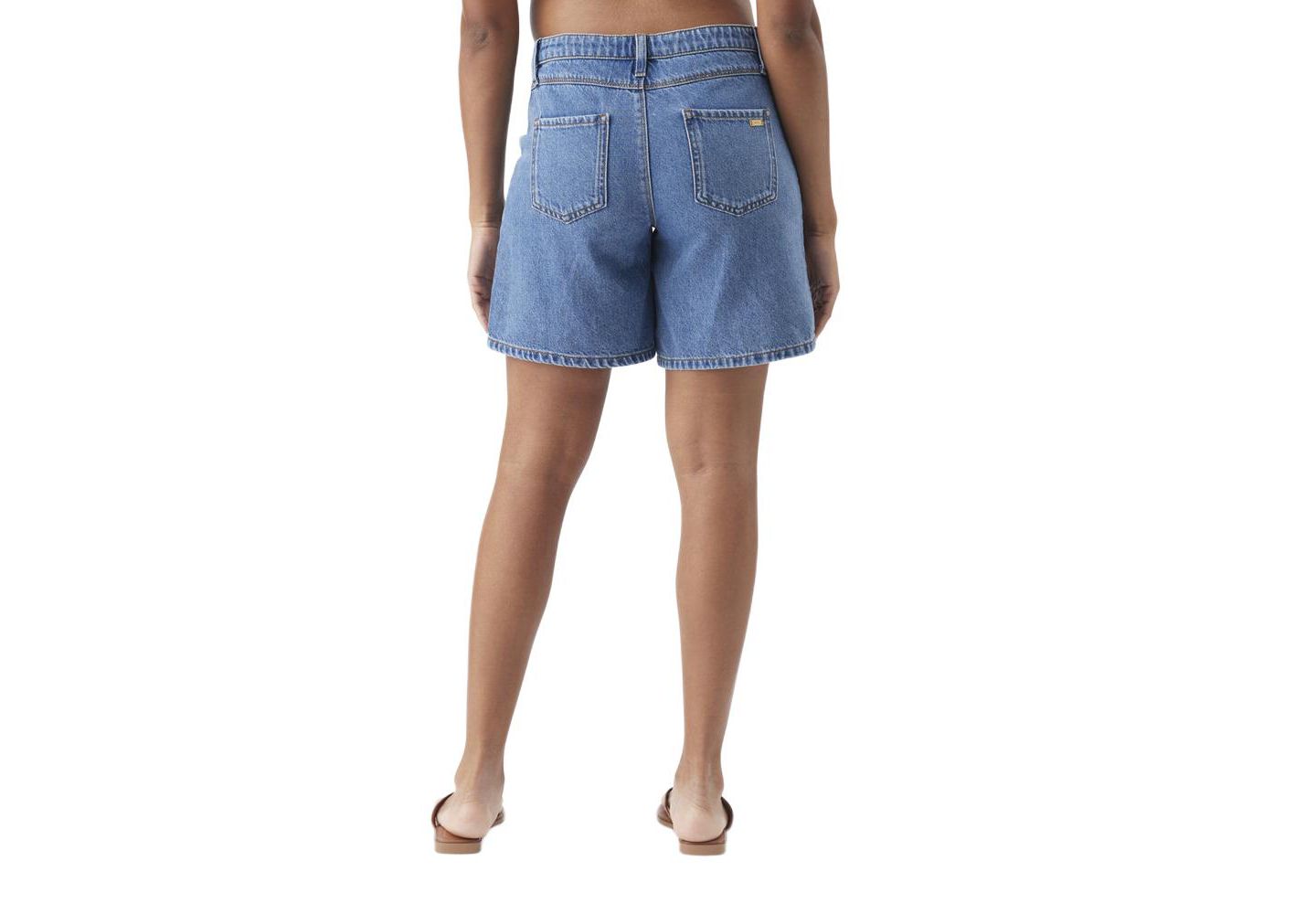 Ripe Maternity Maternity Ripe Dion Denim Short Classic Wash, цвет: Варёный — фото 3
