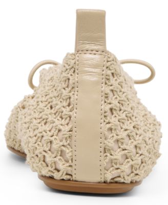 Women's Kaylyn Bow Tie Knit Slip-On Ballet Flats