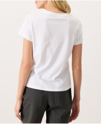 Women's Organic Cotton Essential V-Neck Tee