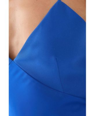 Women's Premium Bust Panel Maxi Bridesmaid Dress