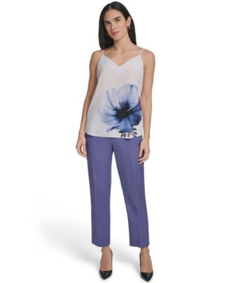 Women's Strappy Floral Camisole Top