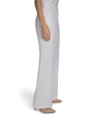 Women's Wide-Leg Mid-Rise Pants