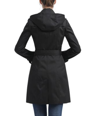 Women's kimi + kai Classic Hooded Trench Coat