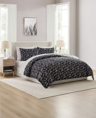 Luxury Soft Botanical Design 7-Pc. Comforter Set, Queen