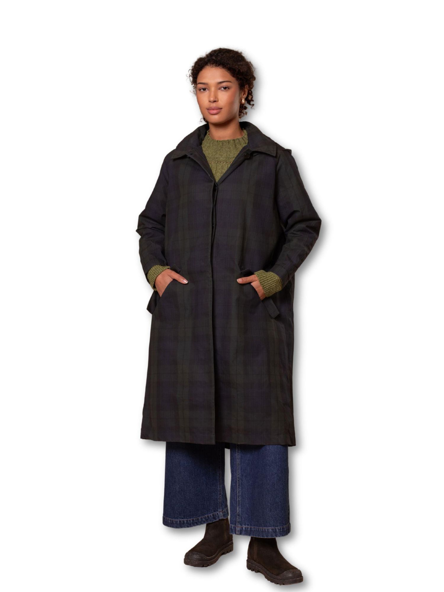 Women's British Waxed Cotton Trench Coat